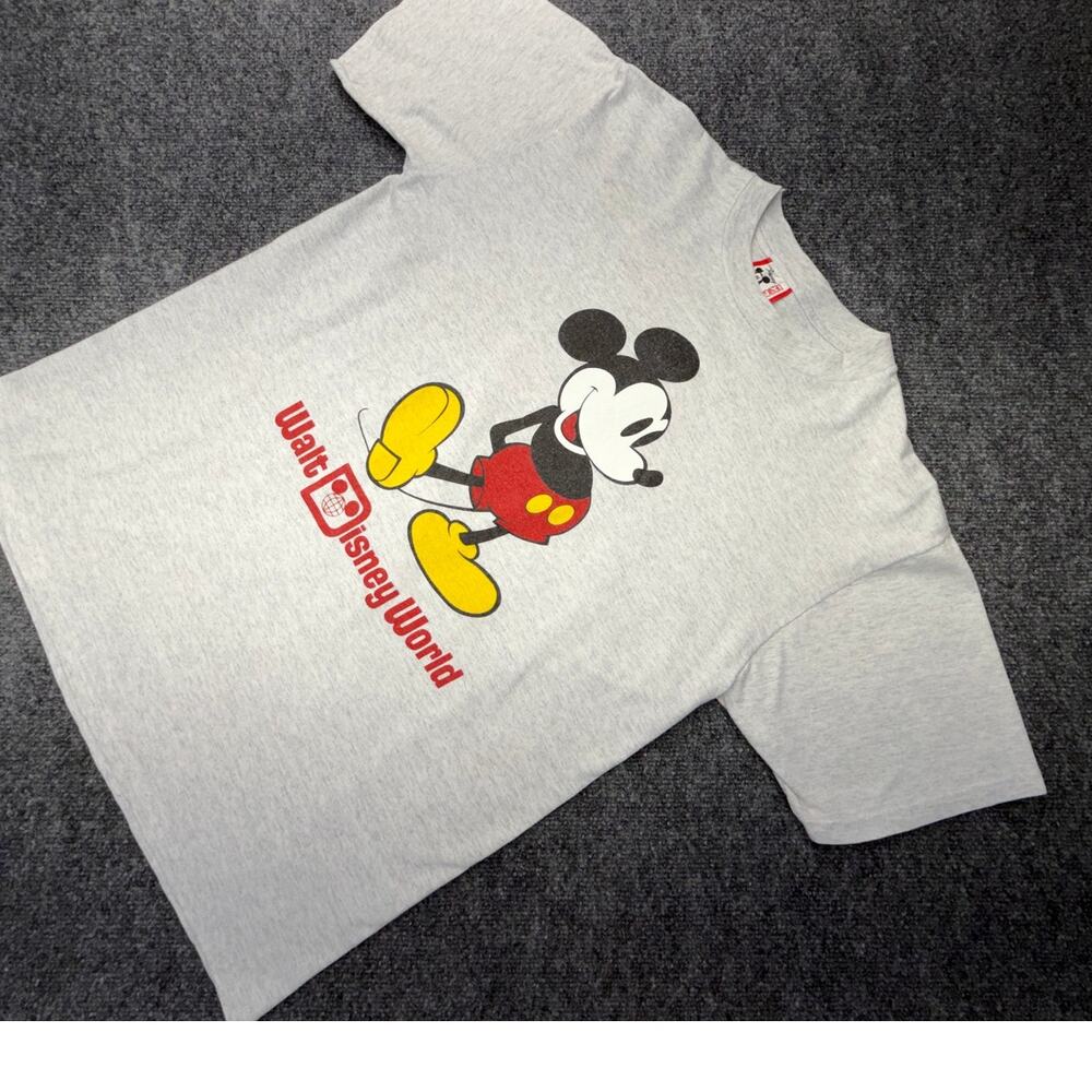 Vintage Disney Mickey Mouse Walt Disney World T Shirt MADE IN U.S.A. Large